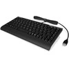 Icy Box KeySonic Mini klaviatūra, PS/2, USB 2.0, Juodas