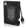 Kietasis diskas Dysk zewnętrzny HDD Apricorn Aegis Padlock 500GB Juodas (A25-3PL256-500F)
