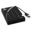 Kietasis diskas išorinis HDD Apricorn Aegis Padlock 3.0 500GB Juoda (A25- 3PL256- 500)