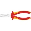 Kabelių nužievinimo replės D8-13mm + 1,5/2,5mm3 VDE, Knipex