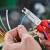 Kabelių nužievinimo replės D8-13mm + 1,5/2,5mm3 VDE, Knipex