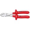 Knipex SZCZYPCE TNĄCE BOCZNE VDE O ZWIĘKSZONYM PRZEŁOŻENIU 200MM