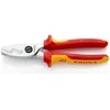Elektrikų kabelio žirklės KNIPEX 9516, 200mm