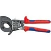 Kabelių kirpimo terkšlinės žirklės Ø32mm/240mm², Knipex