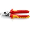 KNIPEX NOŻYCE IZOLOWANE 1000V DO CIĘCIA KABLI I PRZEWODÓW 165mm Fi15mm / 50mm2