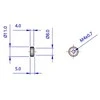 Koolance mounting screws for radiators – for 25 mm fans