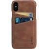 Telefono dėklas Krusell Sunne 2, skirtas iPhone X, rudos spalvos