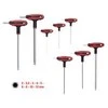 T- formos raktų komplektas, šešiakampiai HEX 2-12 mm, 9 vnt, KS Tools
