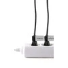 LABEL THE CABLE Mini Velcro Ties 10-piece Set - juodos spalvos