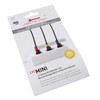 LABEL THE CABLE Mini Velcro raišteliai, 10 vnt. pakuotė – mišrios spalvos