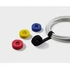 LABEL THE CABLE double-sided hook and loop tape roll, 4x 1m – assorted colours