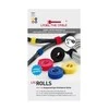 LABEL THE CABLE double-sided hook and loop tape roll, 4x 1m – assorted colours