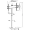 Laikiklis InLine grindų stovas 23195A 37'' - 70''