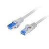 LANBERG patchcord kat.6A FTP LSZH CCA 2m pilkas