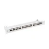 LANBERG patch panel 24 port 1U cat.7 FTP pilkas