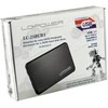 6 cm SATA USB3 LC-Power Alu juoda