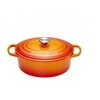 Le Creuset skrudintuvas Signature ovalus 27 cm orkaitėje raudonas