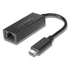Lenovo GX90M41965 kabelių sąsaja / invertavimo adapteris USB-C RJ-45 Juoda