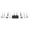 Level One LevelOne KVM Switch 2-Port USB VGA Kabelis audio support sw