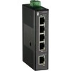 Level One Carruzzo LevelOne IES-0500 tinklo komutatorius Ne-valdomas Fast Ethernet (10/100) Juoda
