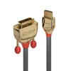 HDMI Laidas - LINDY Gold Line HDMI į DVI-D Laidas, 0.5 m, Pilkas
