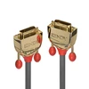 Vaizdo Kabelis - LINDY Gold Line DVI-D Dual Link Kabelis, M/M, 2560x1600 60Hz, 10 m, Pilkas