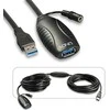 USB Prailginimo Laidas - LINDY USB 3.0 Aktyvus Prailginimo Laidas M/F, 10 m, Juodas