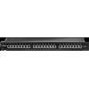 Lindy 6 kat. Patchpanel 24p STP 1HE Juodas 24 Ports 1 HE, Gbit - 25990