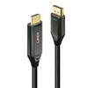 Kabelis Lindy LINDY DisplayPort HDMI 8K60 Adapterkabel Activ 2m