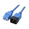 Maitinimo kabelis Lindy Lindy IEC- Netzverlängerung C19 auf C20 blau 3m ekstremalių urmu