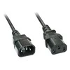 Maitinimo Prailginimo Laidas - LINDY IEC C14 į C13, 5m, 10A/250V, Juodas
