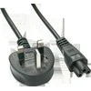 Maitinimo Laidas - LINDY UK 3 Pin Kištukas į C5 Maitinimo Laidas, 250V 2.5A PVC, 2 m, Juodas