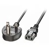 Maitinimo Laidas - LINDY UK 3 Pin į C13 Maitinimo Laidas, 3 m, Juodas