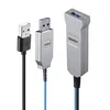 USB Kabelis - LINDY Šviesolaidinis USB 3.0 Laidas, 5Gbps, 30 m, Mėlynas