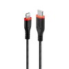 USB Kabelis - LINDY USB Type C į Lightning Laidas, M/M, 480Mbps, 2 m, Juodas