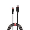 USB Kabelis - LINDY USB Type C į Lightning Laidas, M/M, 480Mbps, 2 m, Juodas