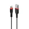 USB Kabelis - LINDY Sustiprintas USB Type A į Lightning Laidas, C89, M/F, 480Mbps, 3 m, Juodas