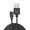 USB Kabelis - LINDY USB Type A į Lightning Laidas, M/M, 480Mbps, 0.5 m, Juodas