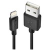 USB Kabelis - LINDY USB Type A į Lightning Laidas, M/M, 480Mbps, Patvarus PVC, 3 m, Juodas