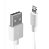 Kabelis - LINDY 2m USB Type A to Lightning Cable, 480Mbps, Baltas