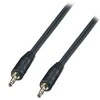 Garso Kabelis - LINDY Garso Kabelis 3.5 mm Stereo, 2 m, Juodas