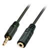 Garso Kabelis - LINDY Garso Prailginimo Kabelis 3.5 mm Stereo, 2 m, Juodas