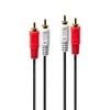 Kabelis Lindy RCA (Cinch) - RCA (Cinch) 10m juoda (35664)