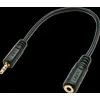 Garso Adapteris - LINDY Garso Adapteris 2.5 mm M/F 3.5mm, Juodas