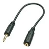 Garso Adapteris - LINDY 3.5 mm M/F 2.5mm Garso Adapteris, Juodas
