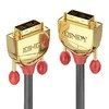 Vaizdo Kabelis - LINDY Gold Line DVI-D SLD Single Link Kabelis, M/M, 10 m, Pilkas