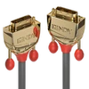 Vaizdo Kabelis - LINDY Gold Line DVI-D SLD Single Link Kabelis, M/M, 10 m, Pilkas