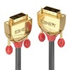 Vaizdo Kabelis - LINDY Gold Line DVI-D SLD Single Link Kabelis, M/M, 15 m, Pilkas