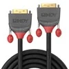 Lindy Vaizdo Laidas - DVI-D SLD Dual Link 15m 2560x1600 60Hz 9.9 Gbps Auksu Padengtas