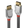 DisplayPort Kabelis - LINDY Cromo Line DisplayPort 1.4 Kabelis, 1 m, Pilkas